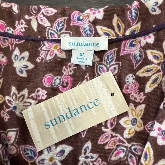 Sundance Abstract Gardens Pajamas Top Size XL - Picture 6 of 7